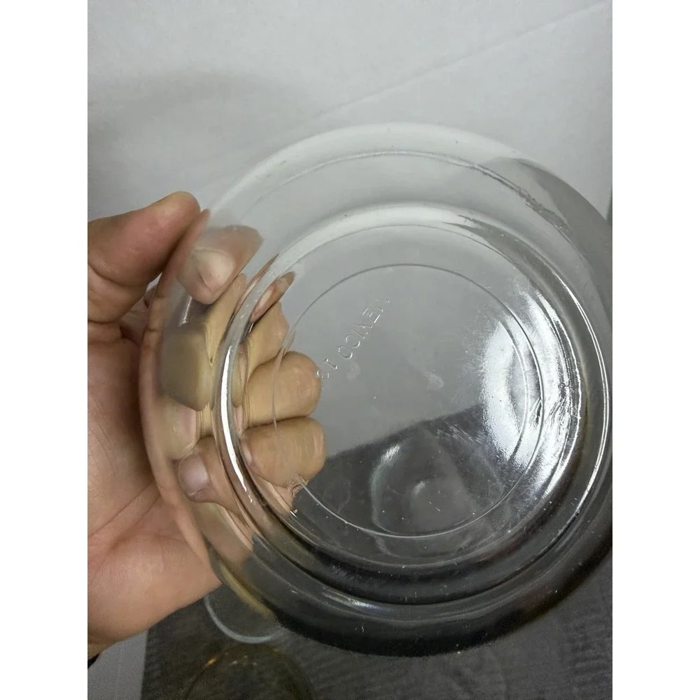 Set Of 4 Clear Mixing Bowls Small